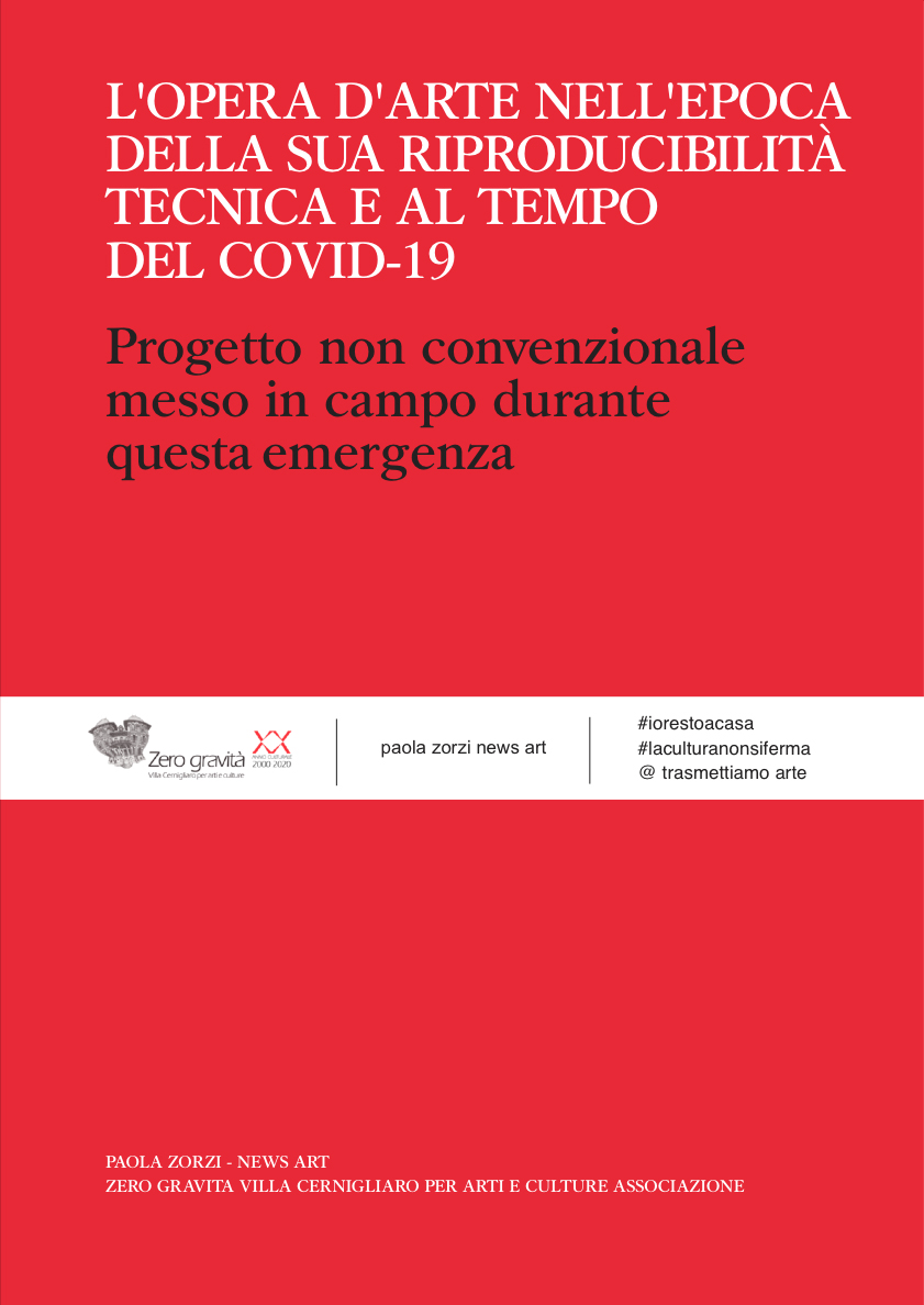 catalogo l'opera d'arte nell'epoca della sua riproducibilit tecnica e al tempo del covid-19