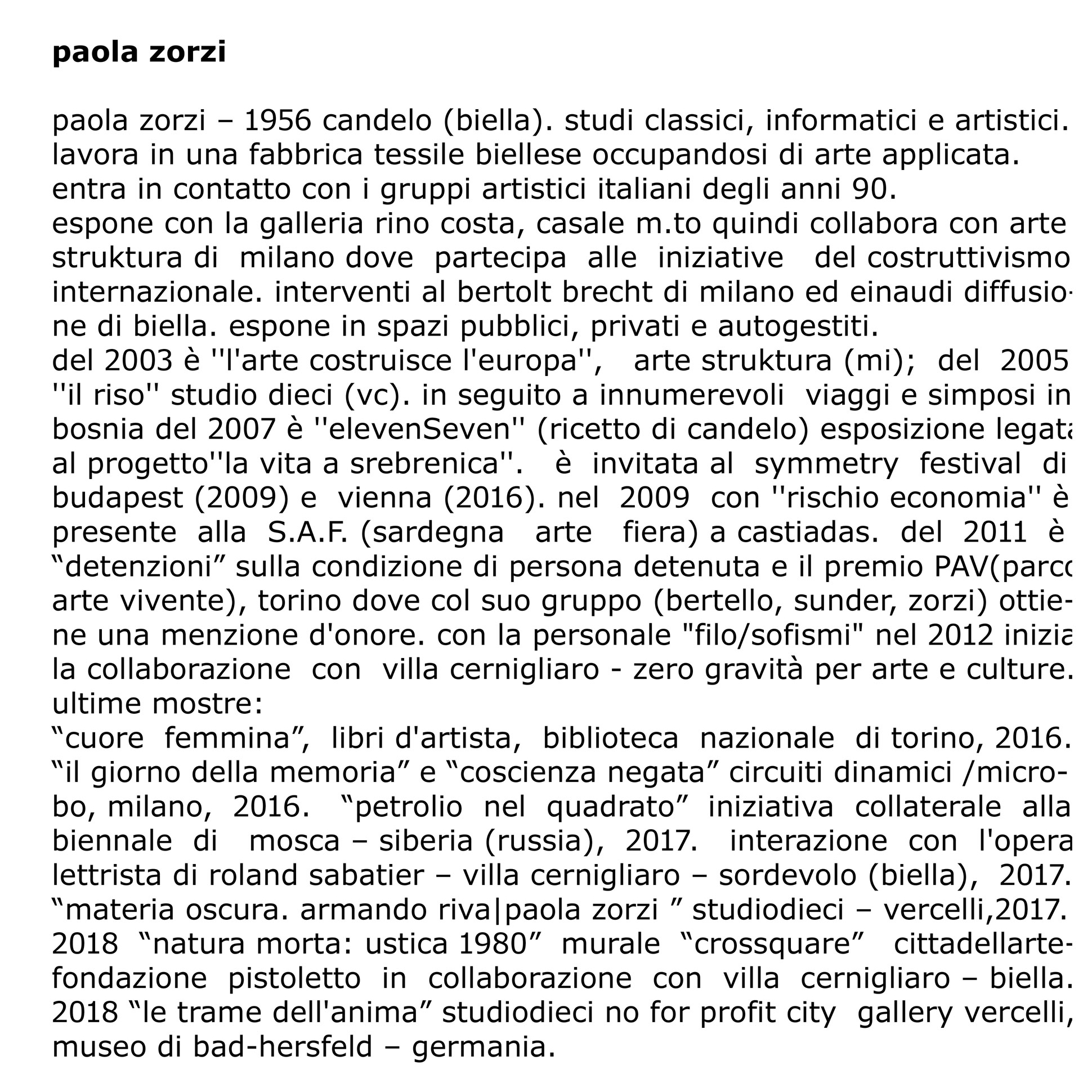 paola zorzi_similitudine_arte contemporanea