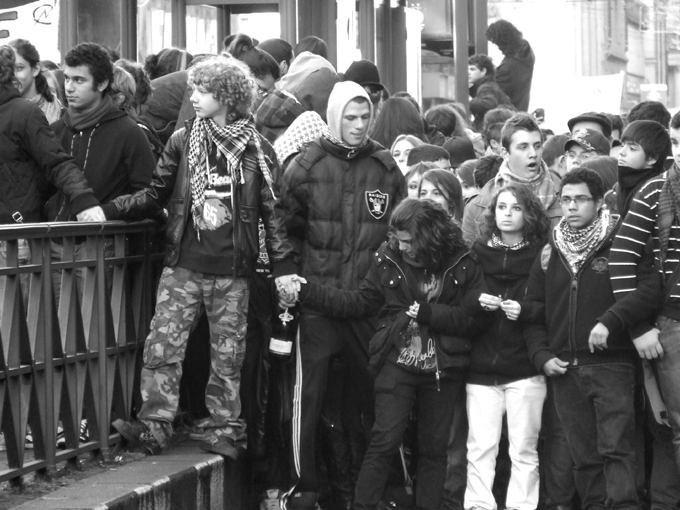 manifestazione studenti- torino, 17 nov 2010