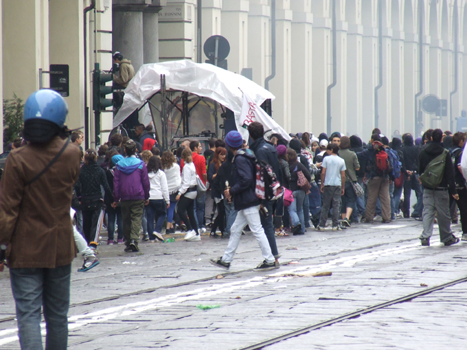 manifestazione studenti- torino, ott. 2010