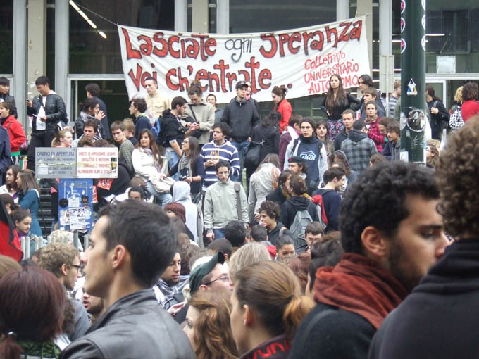 manifestazione studenti- torino, ott. 2010