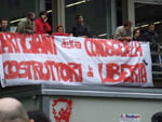 palazzo delle facoltà umanistiche (lettere e filosofia) anche detto palazzo nuovo - manif studenti torino 8 ott 2010