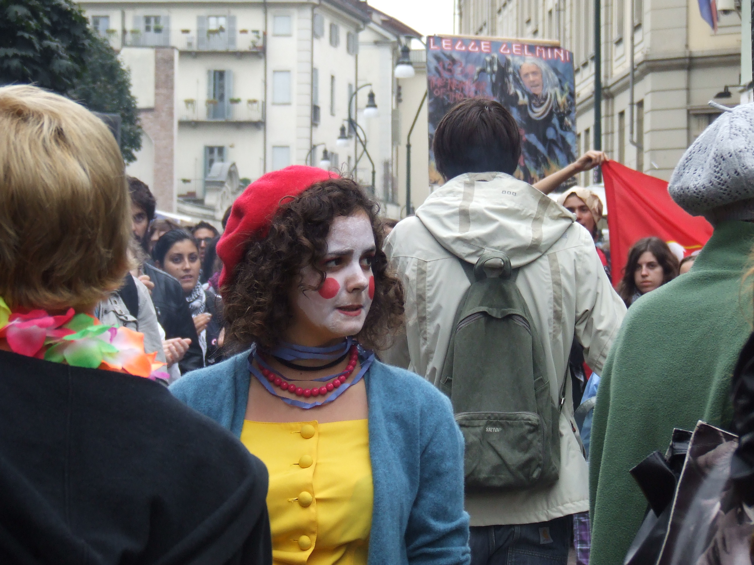 manifestazione  studenti torino 8 ott 2010