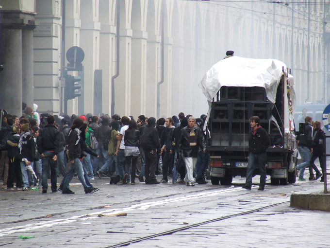 manifestazione studenti- torino, ott. 2010